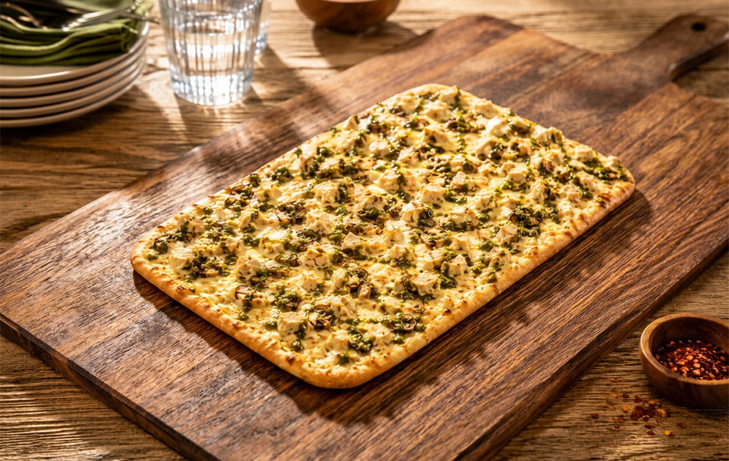 Quart Plateaux Pizza Chicken Pesto