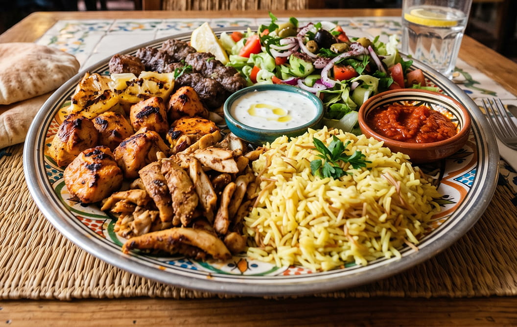 Plat لفة و جبنة