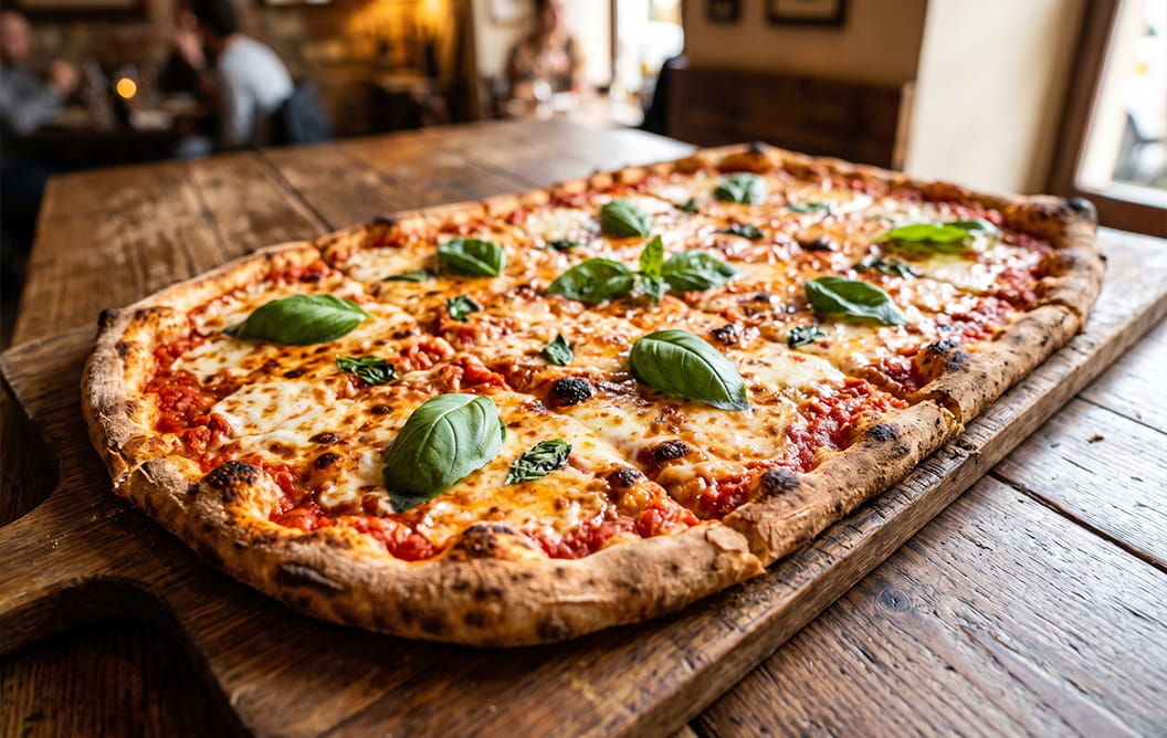 Plateau FAMILIAL Pizza Margherita