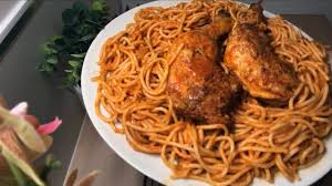 spaghetti poulet