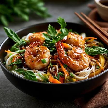 Nouilles Crevettes