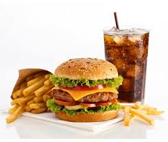 Burger Triple Avec Frites + Boissons