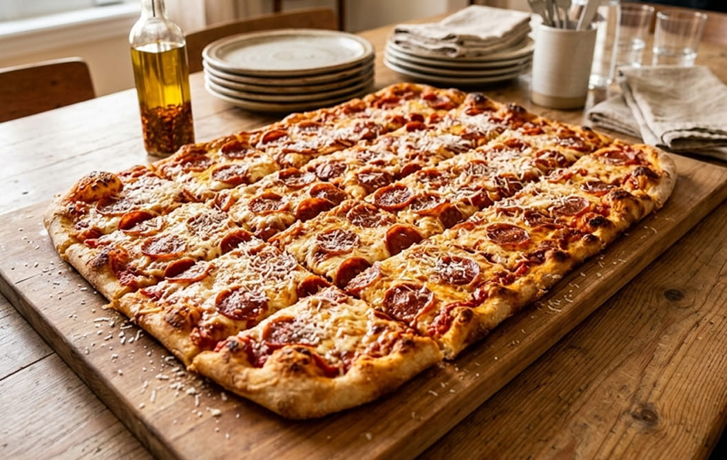 Plateau FAMILIAL Pizza Pepperoni