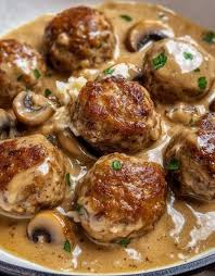 Boulette Champignons a La Crème