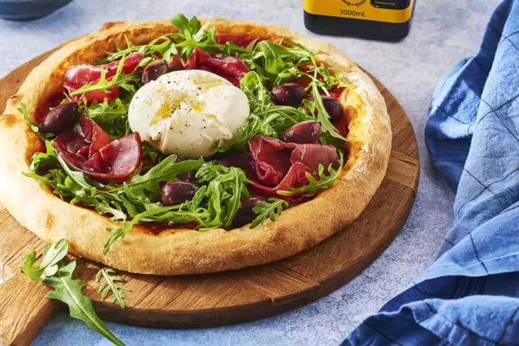 pizza bresaola