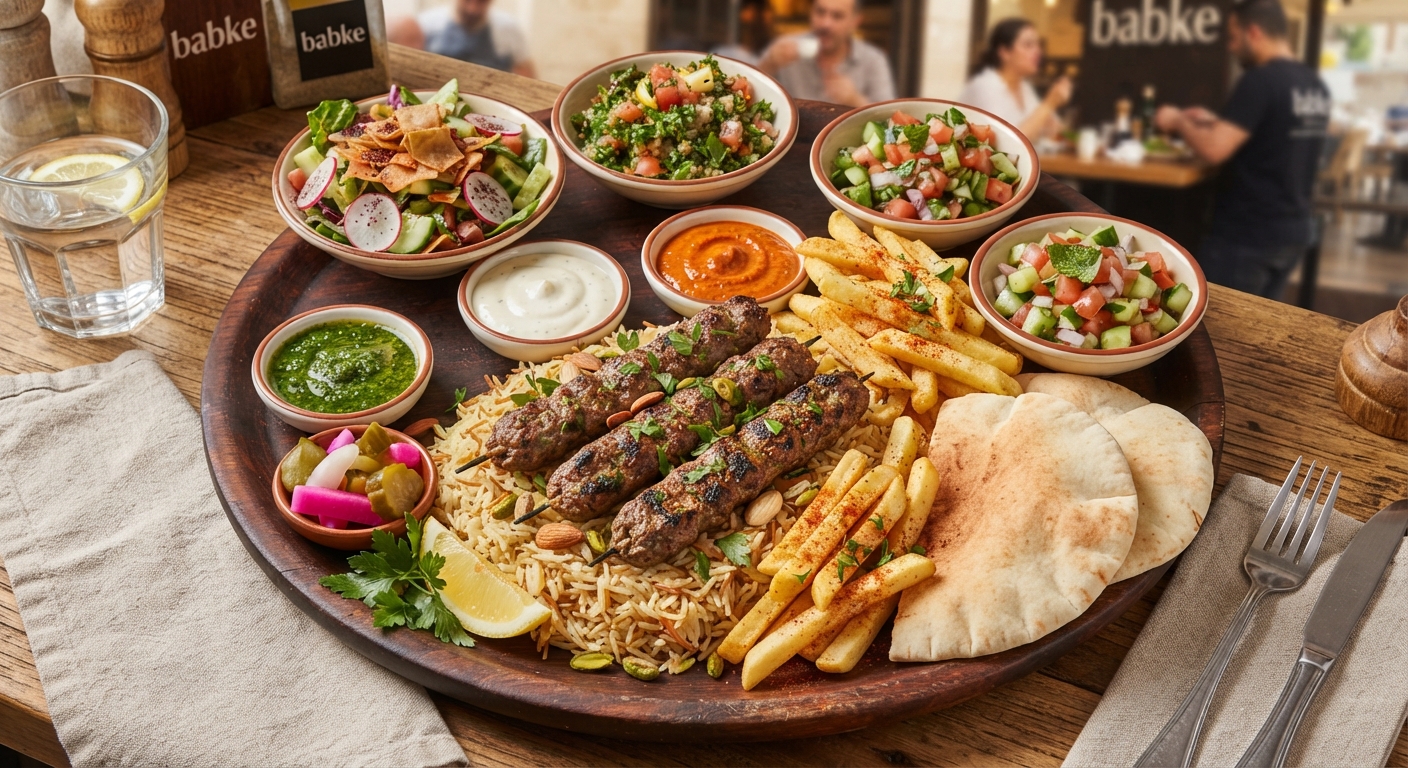 Plat Kebab Halabi