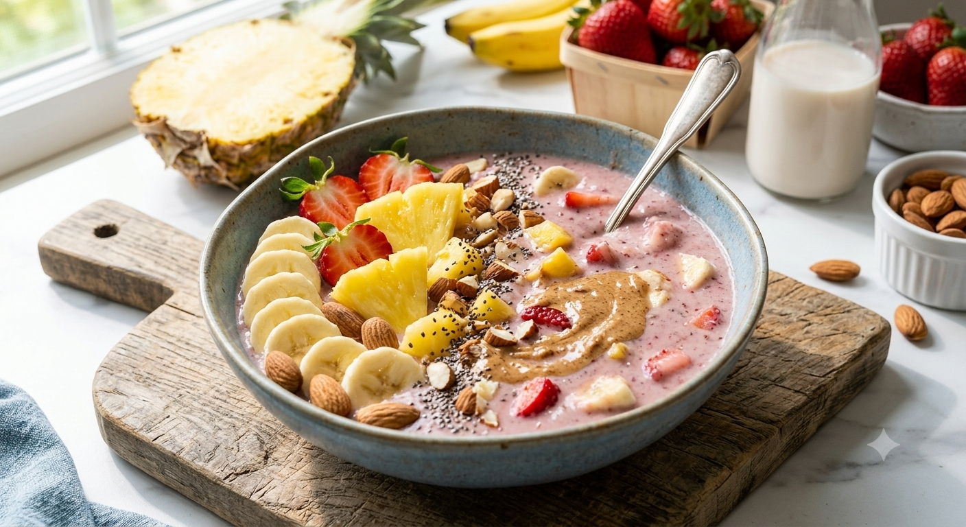 Pina Smoothie à la fraise