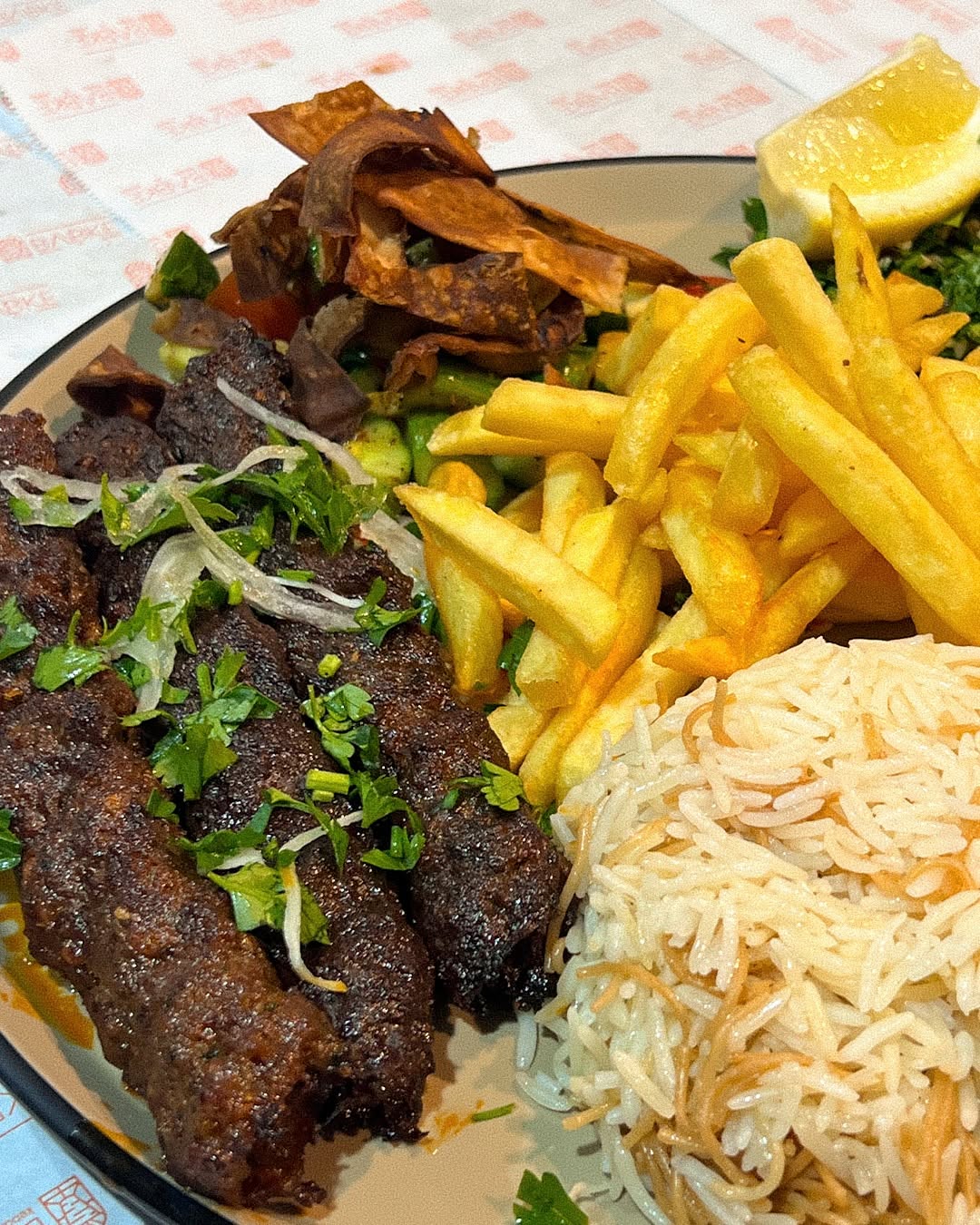 Plat Kebab Adana (Turc)