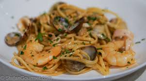 Spaghetti frutti di mare goumet