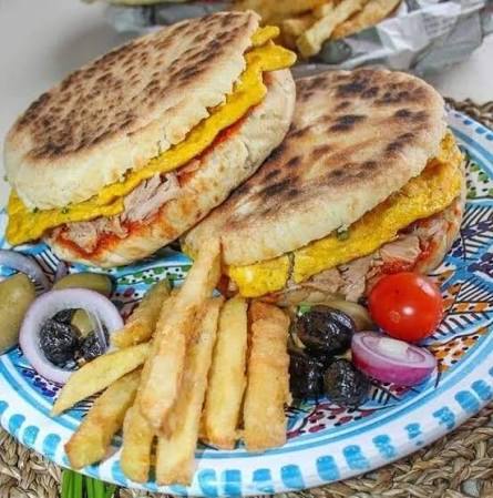 Chapati Jambon