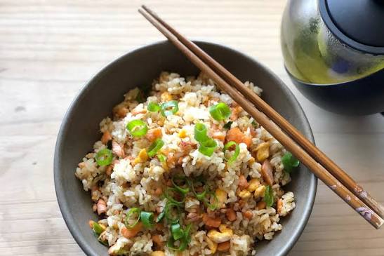 Fried Rice Saumon
