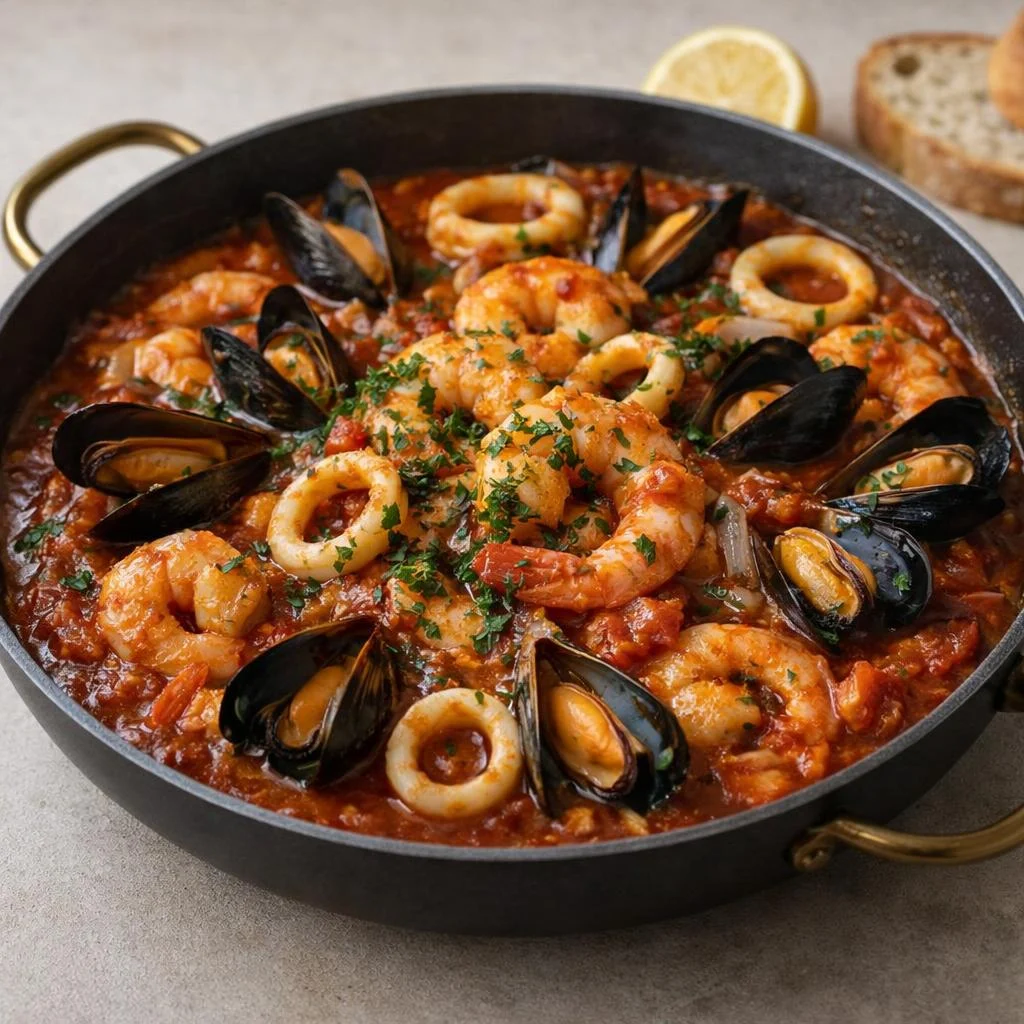 Assiette Dorée De La Mer