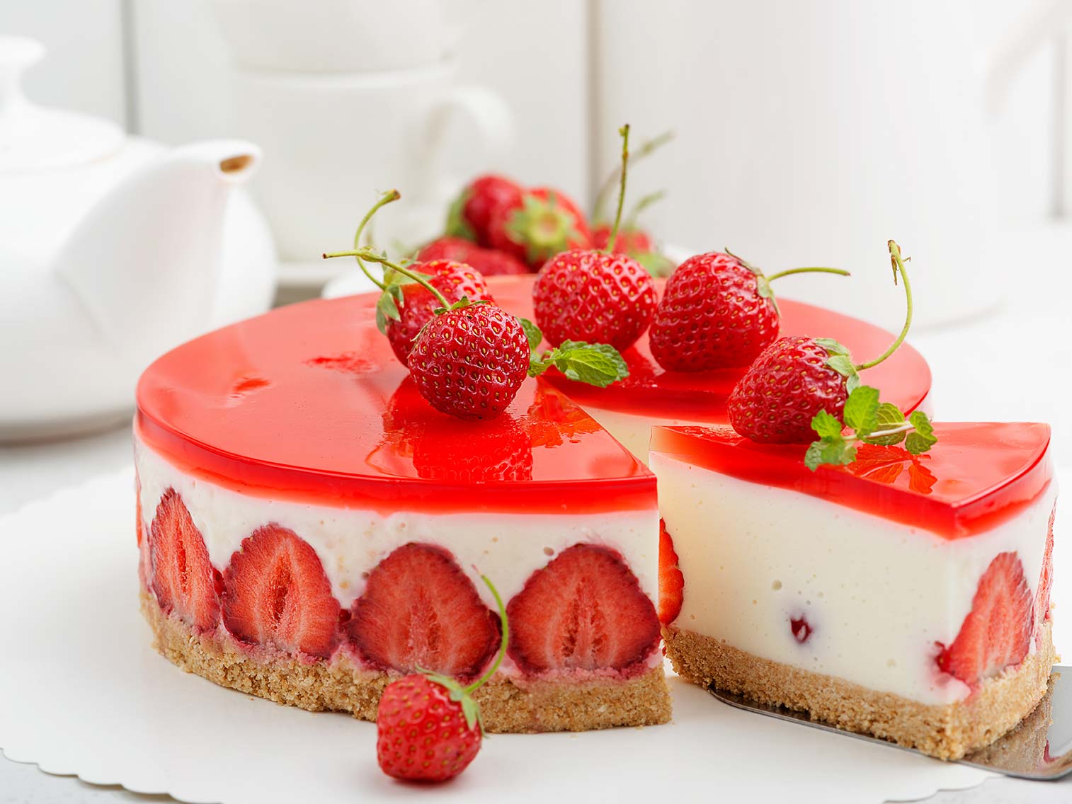Cheescake à La Fraise