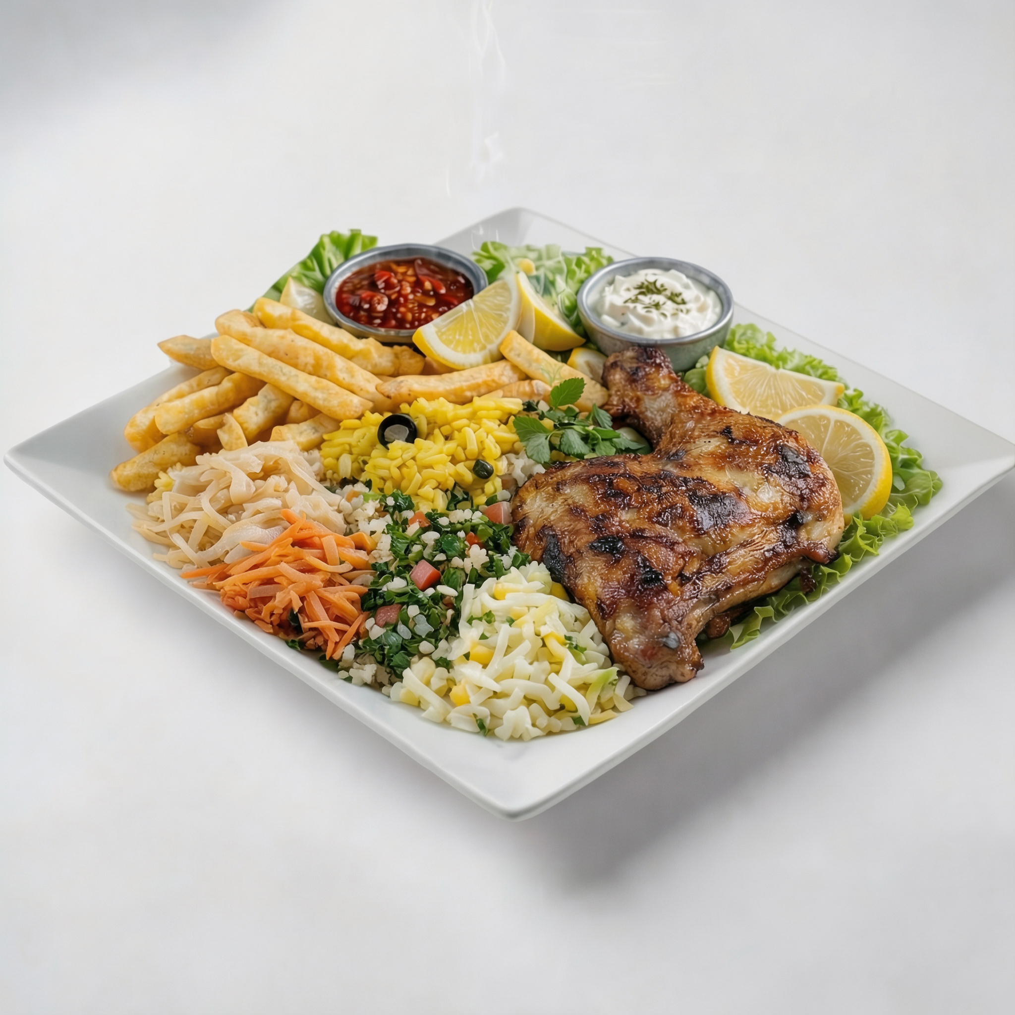 1/4 Poulet (complet)