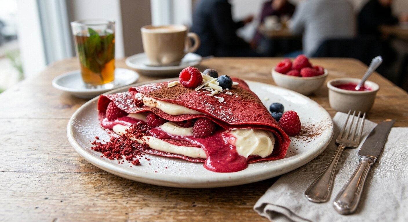 Crêpe Red Velvet