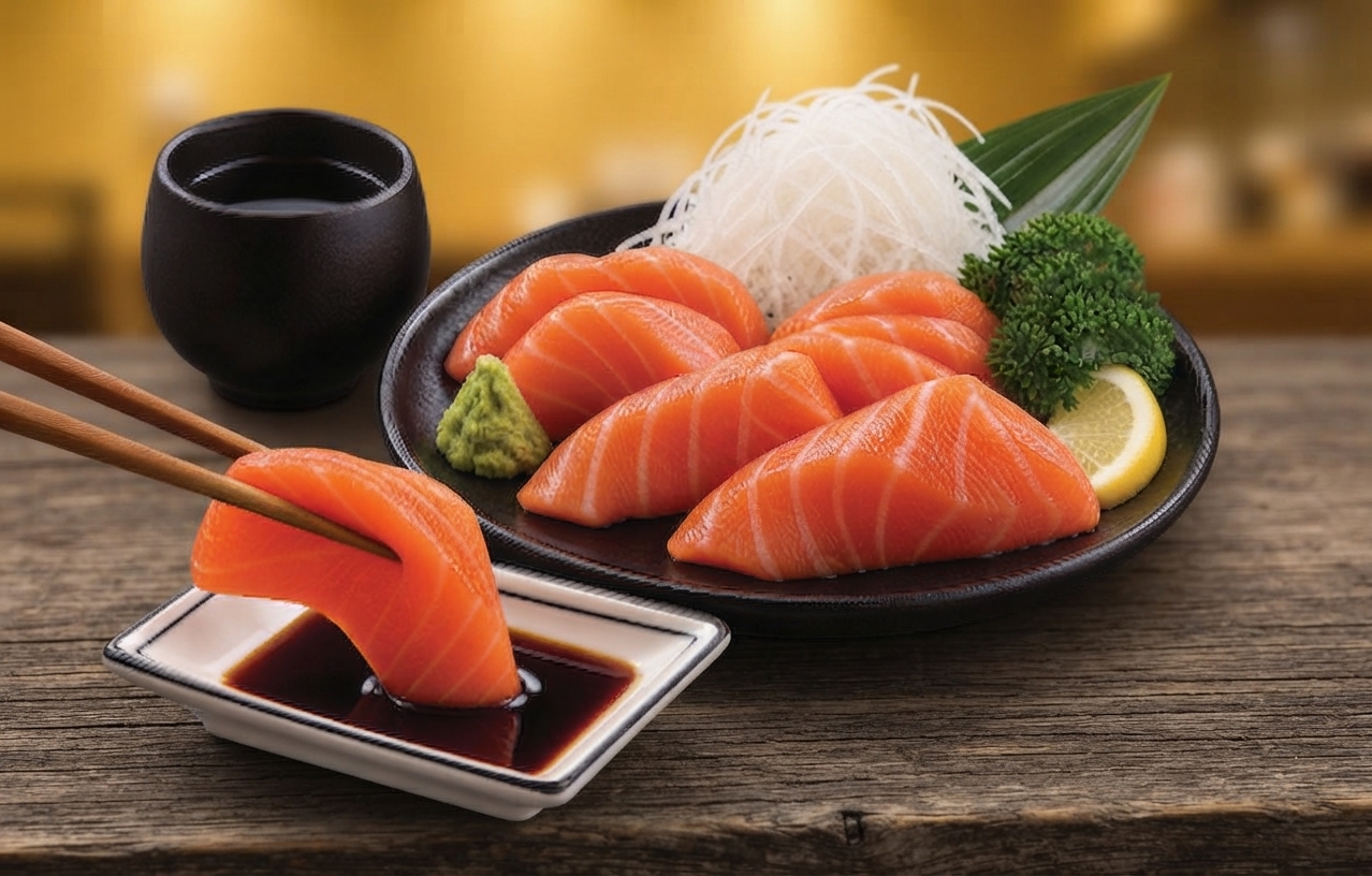 Salmon Sashimi (3 pcs)