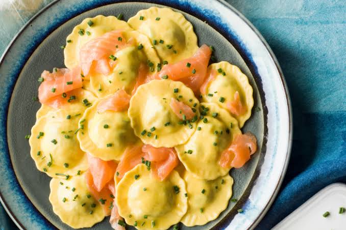 Ravioli Saumon Fumé