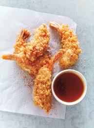 Tempura de crevettes panées