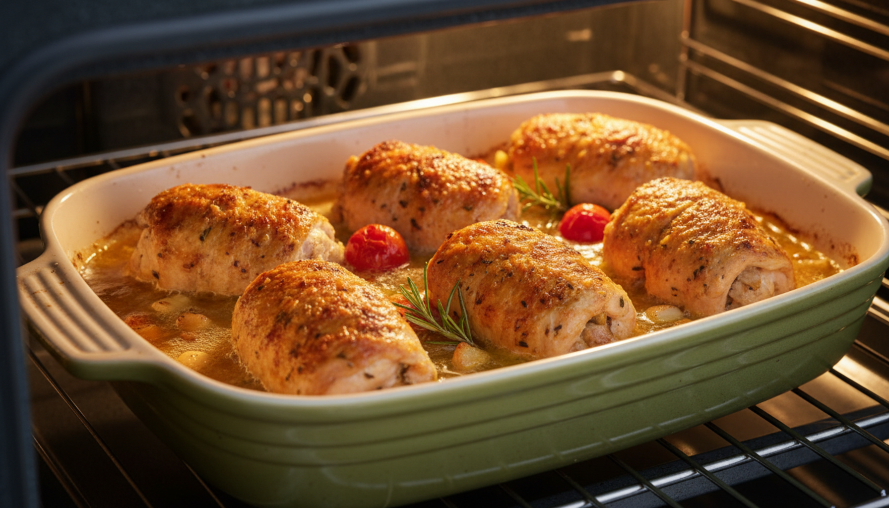 Paupiette de poulet au chevrette