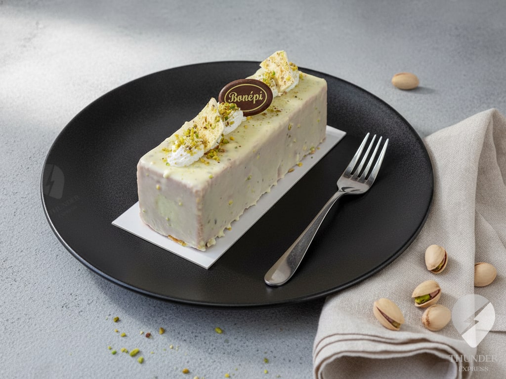 Morceau Gâteau Pistache & Nougat