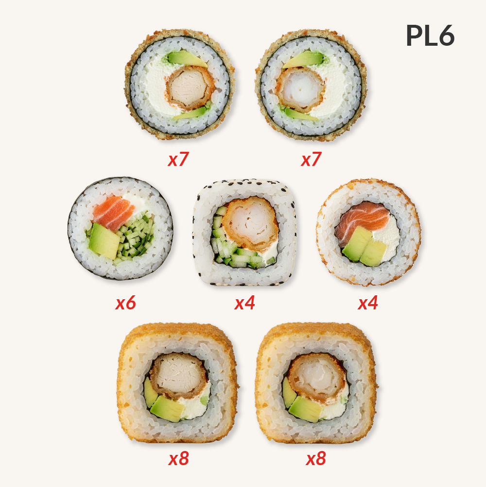 PL6 - Mix Gourmand - 36pcs