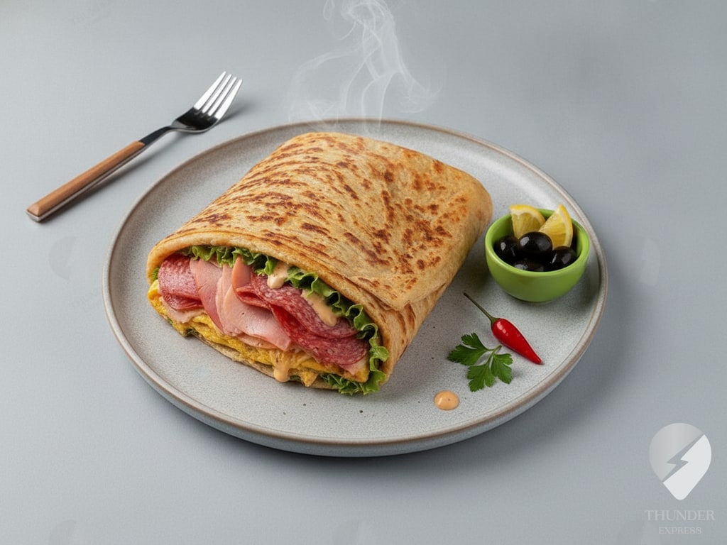 Msemen Salami Jambon