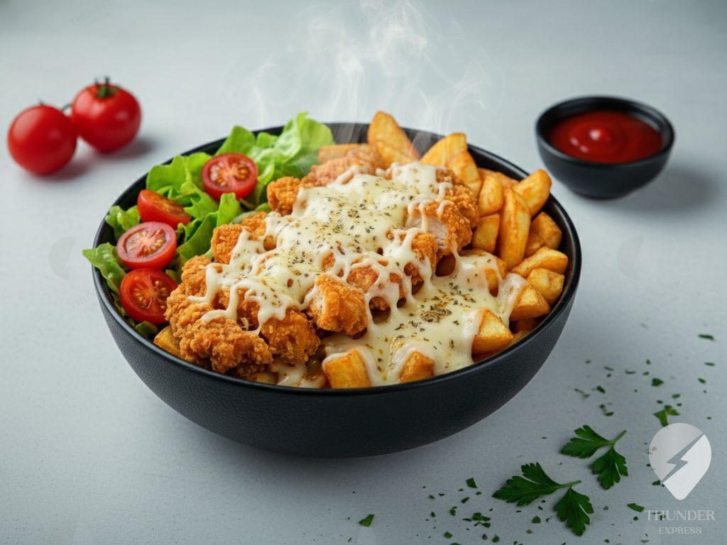 Bowl Fries Chicken XXL