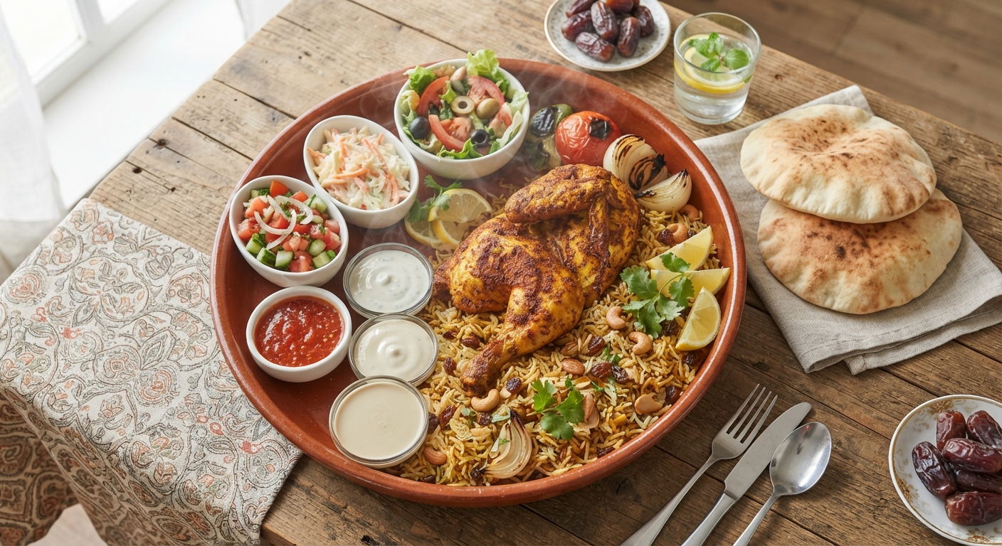1/4 Poulet Mandi