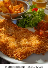 Plat Escalope Pannée