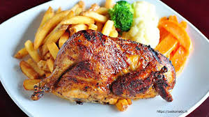 1/2 poulet grillé