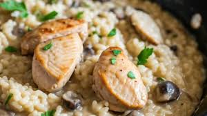 Risotto Poulet Champignon