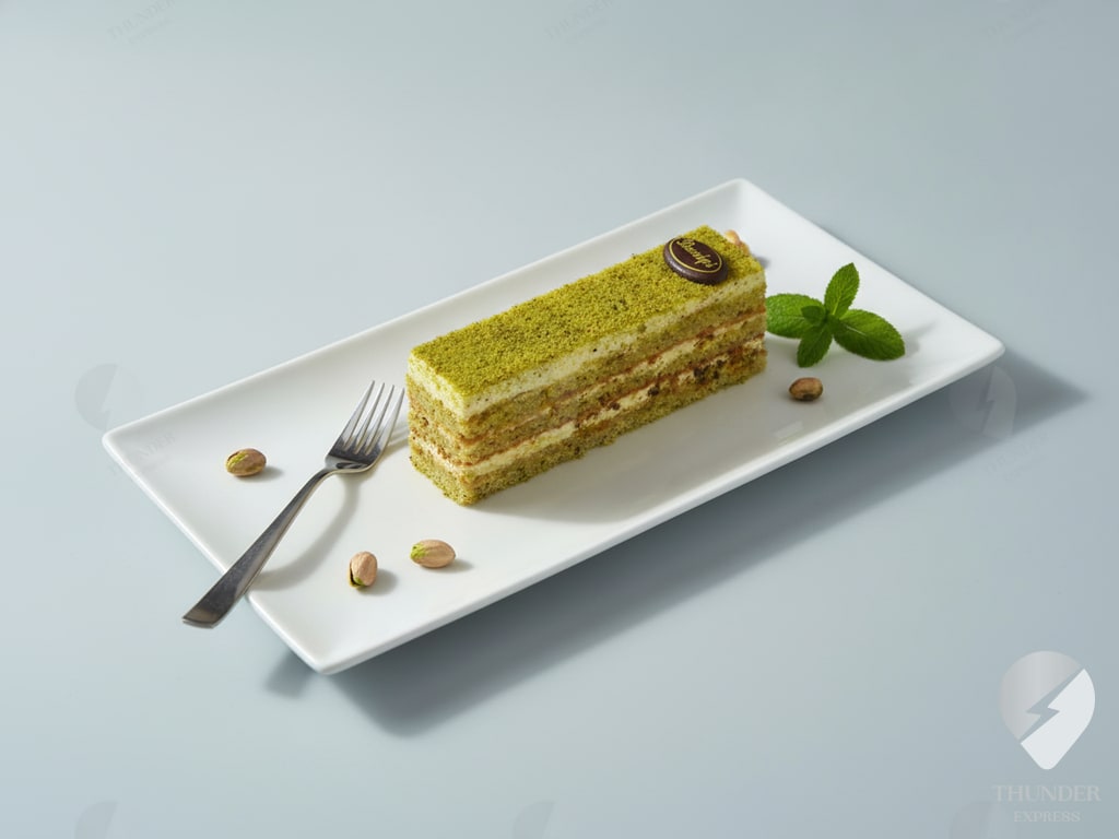 Morceau Gâteau Pistache