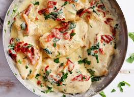 Poulet & crème a l'italienne