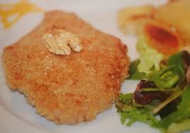 Escalope panée aux amandes et noisettes