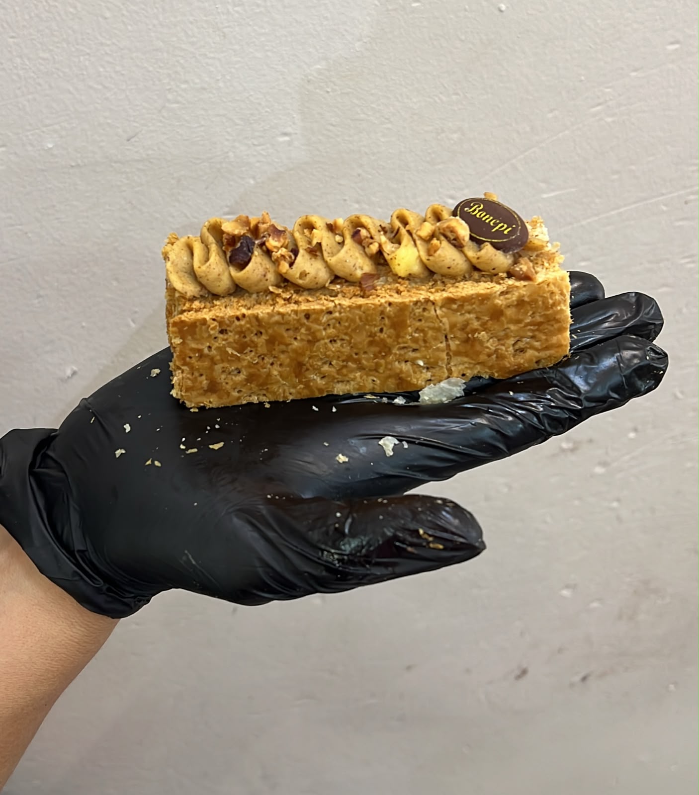 Mille feuilles noisette