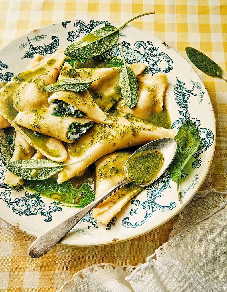 Ravioli Ricotta Epinard