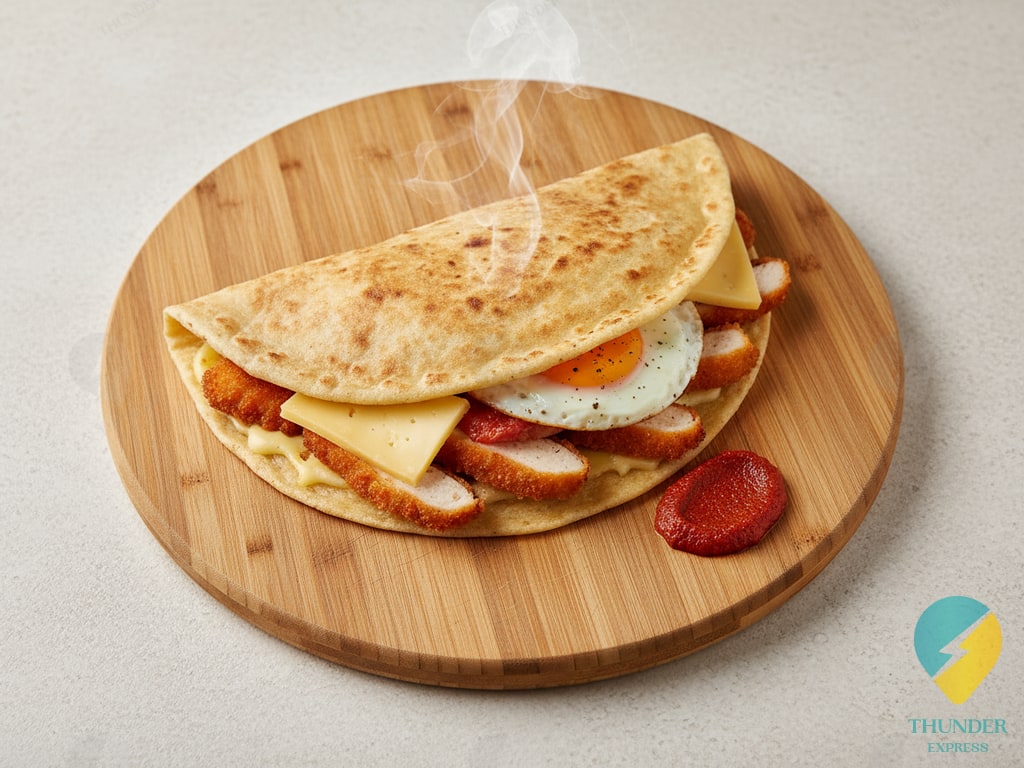 Chapati Cordon Bleu