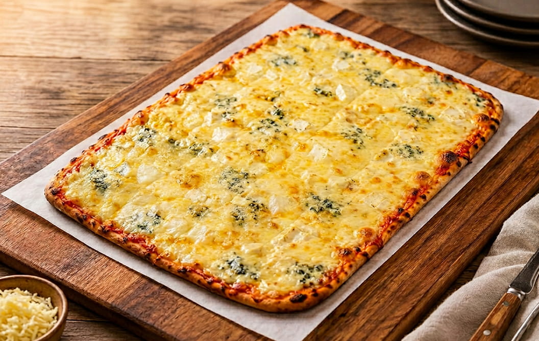 DEMI Plateau Pizza 4 fromages