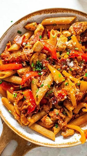 Penne Poulet Chorizo