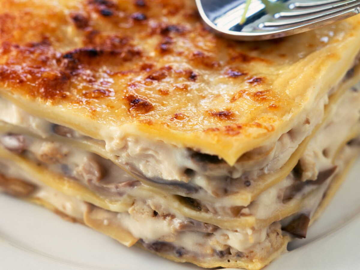 Lasagnes Poulet Champignon
