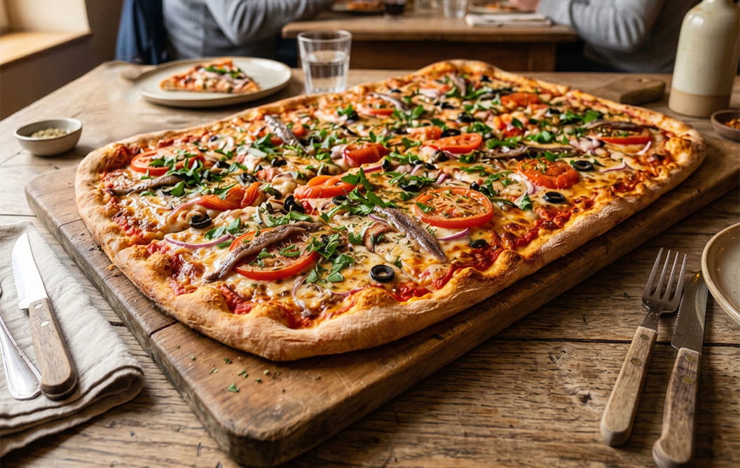 Plateau FAMILIAL Pizza Anchois
