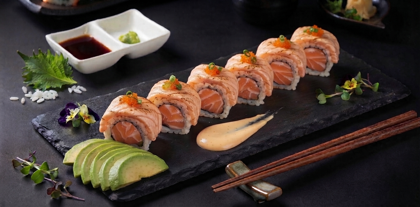 Double Salmon Roll