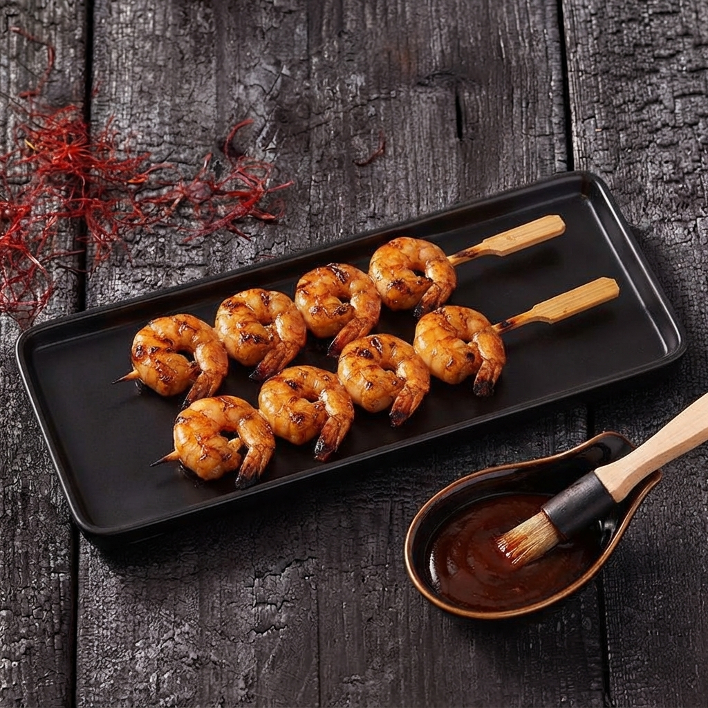 Yakitori Crevettes Grillé