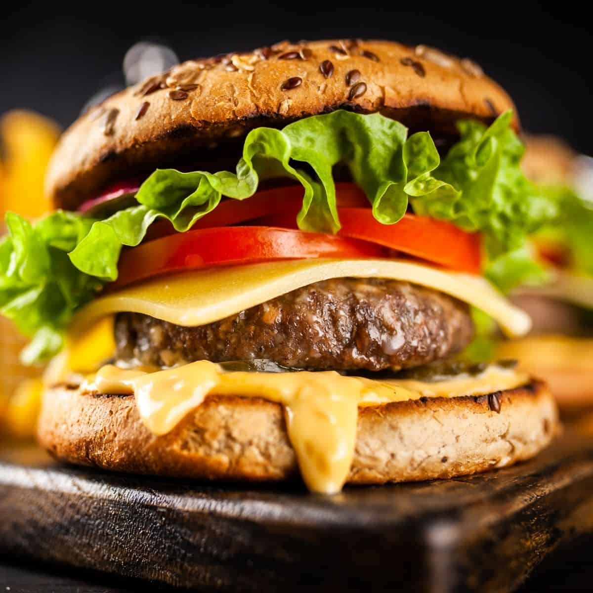 Chiken Burger Avec Fromage