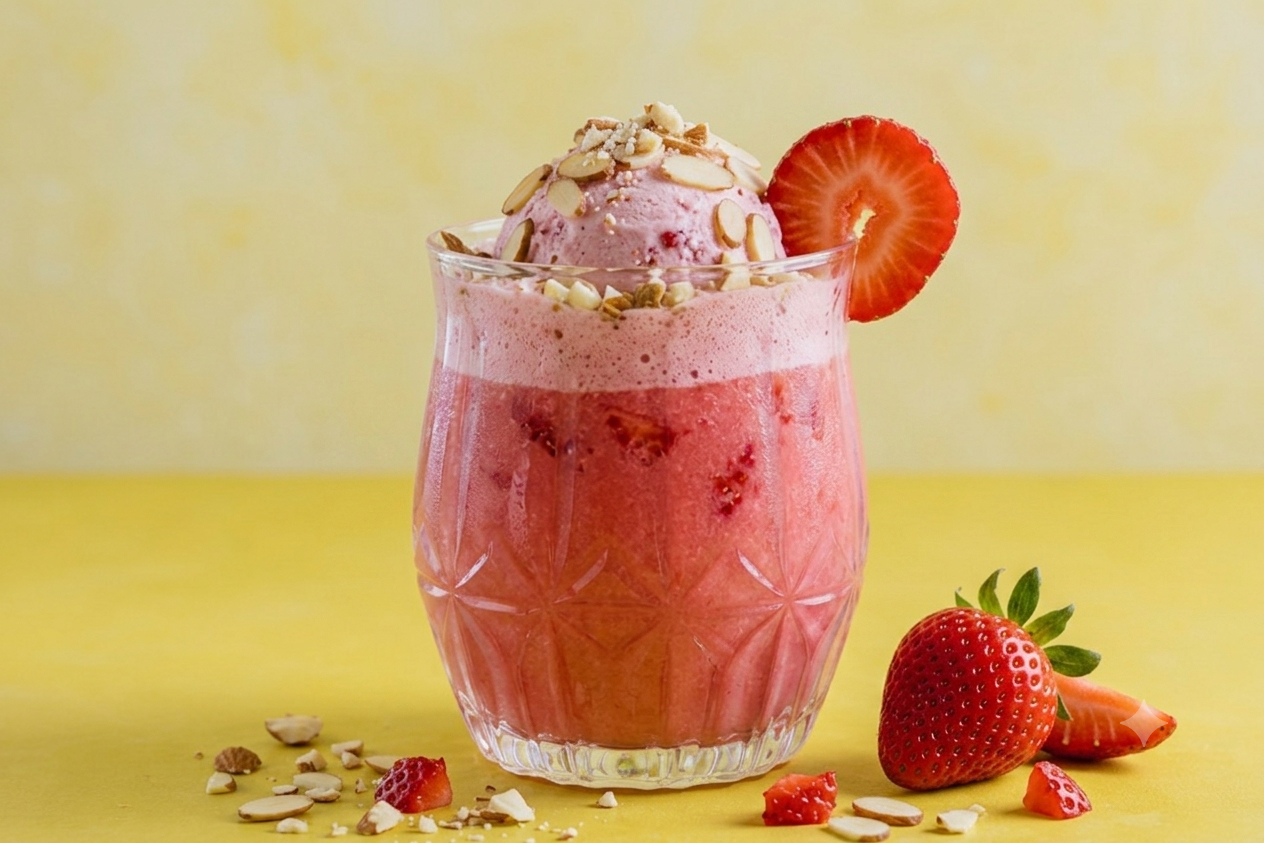 Fraises glacés