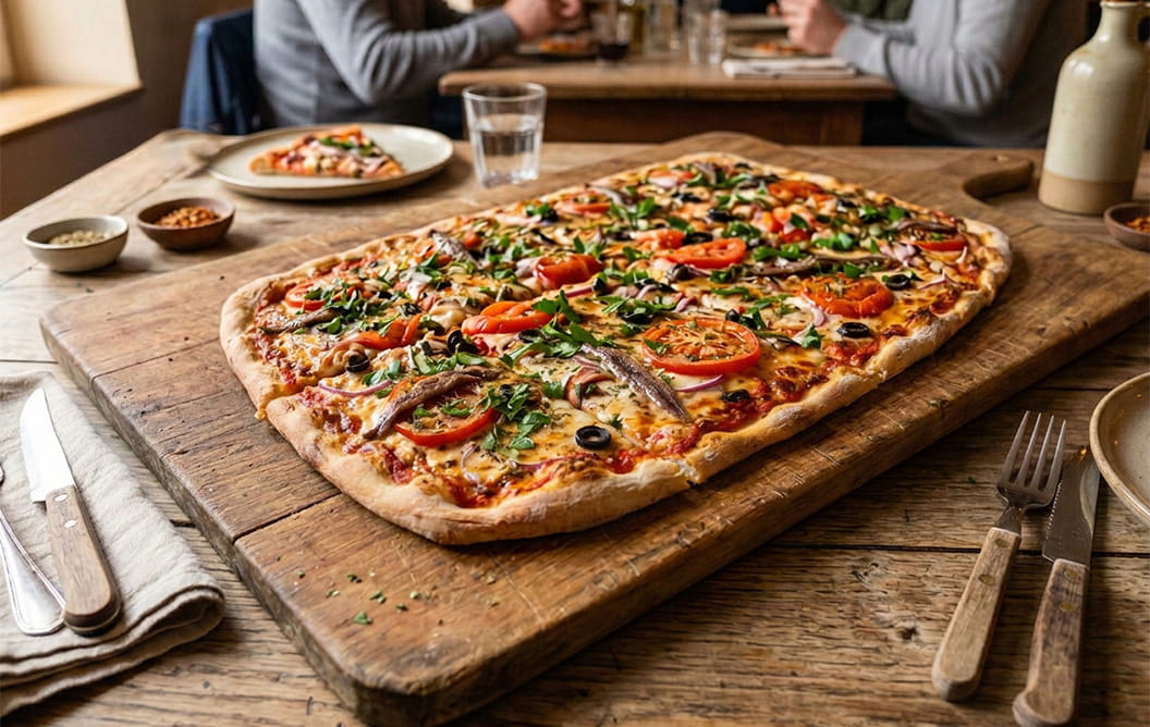 DEMI Plateau Pizza Anchois