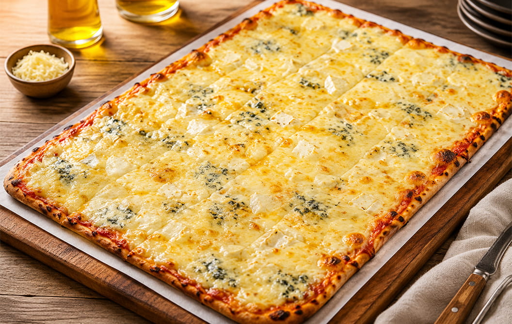 Plateau FAMILIAL Pizza 4 fromages