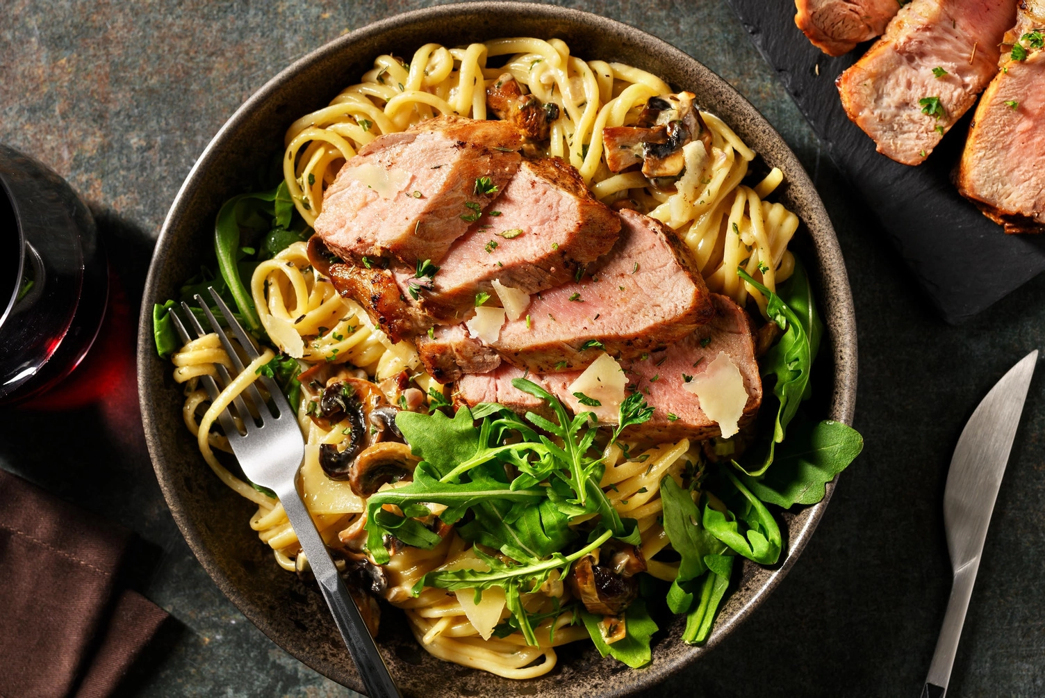 Tagliatelle émincé Filet De Bœuf Truffé
