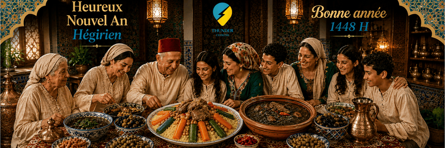 Nouvel An Hijri : célébrez avec couscous et mouloukhia livrés chez vous