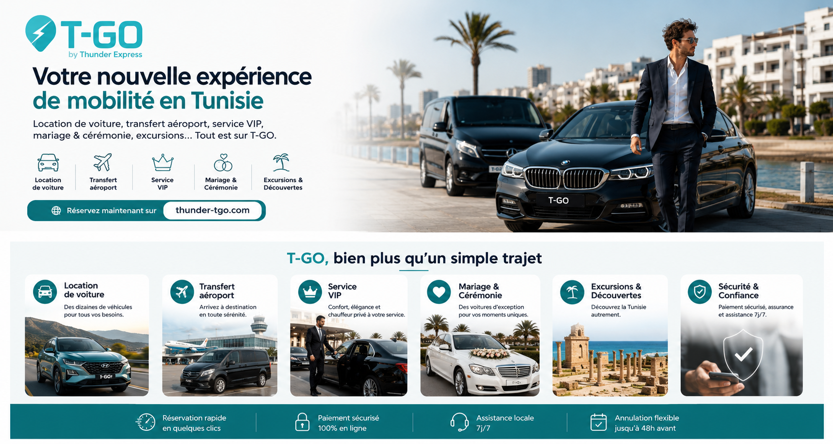 T-GO : Thunder Express élargit son offre avec un nouveau service de mobilité, de location et d'expériences